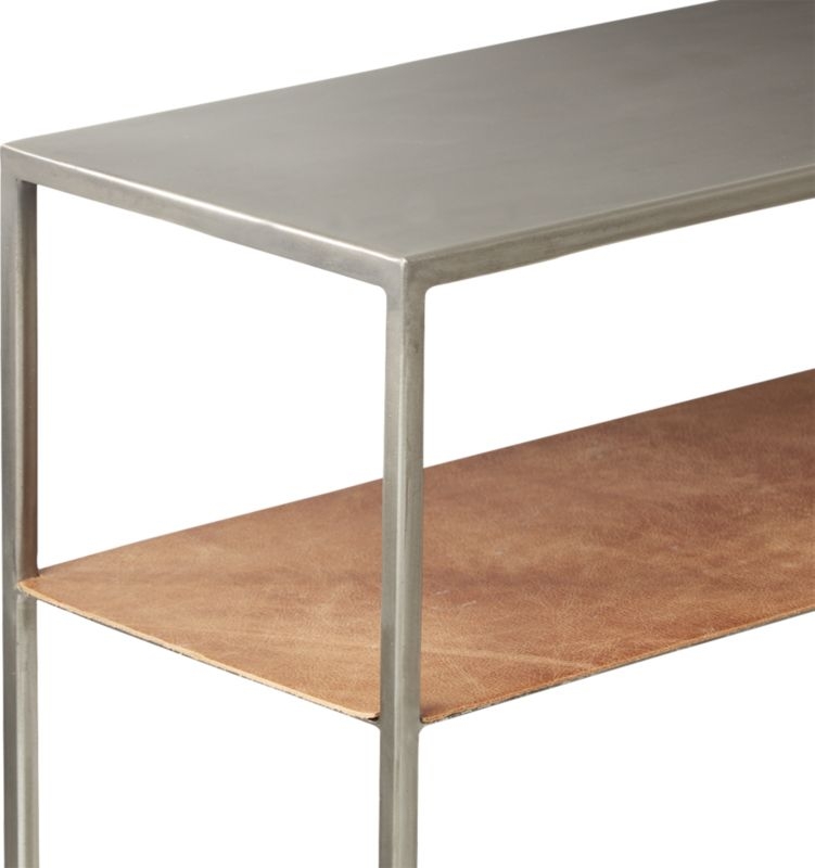 Mill Leather Console Table - Image 4