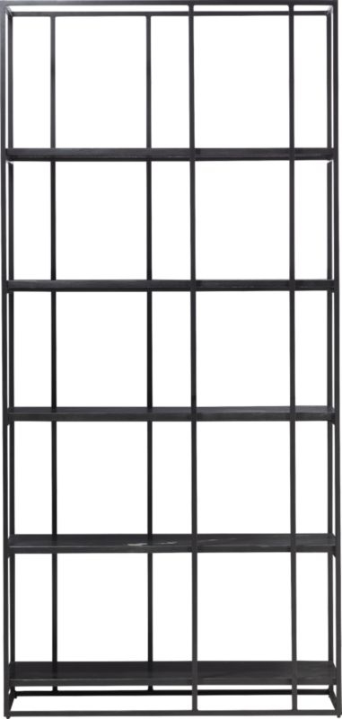 Caged Black Marble Bookcase - Image 1