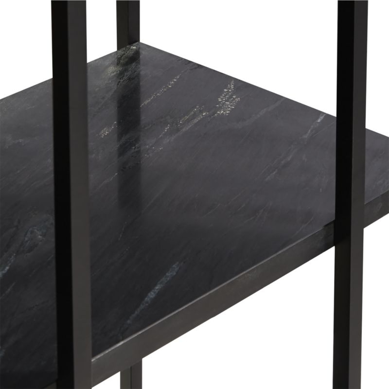 Caged Black Marble Bookcase - Image 4