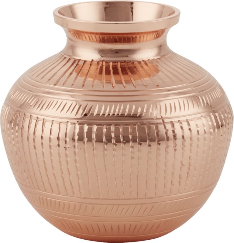 Tinsel Copper Vase - Image 2