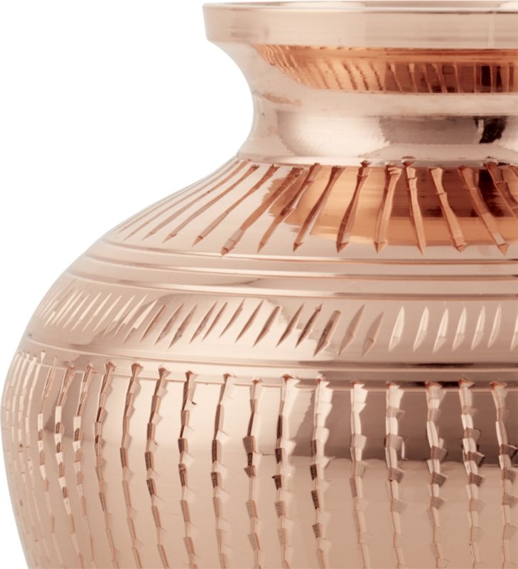 Tinsel Copper Vase - Image 3