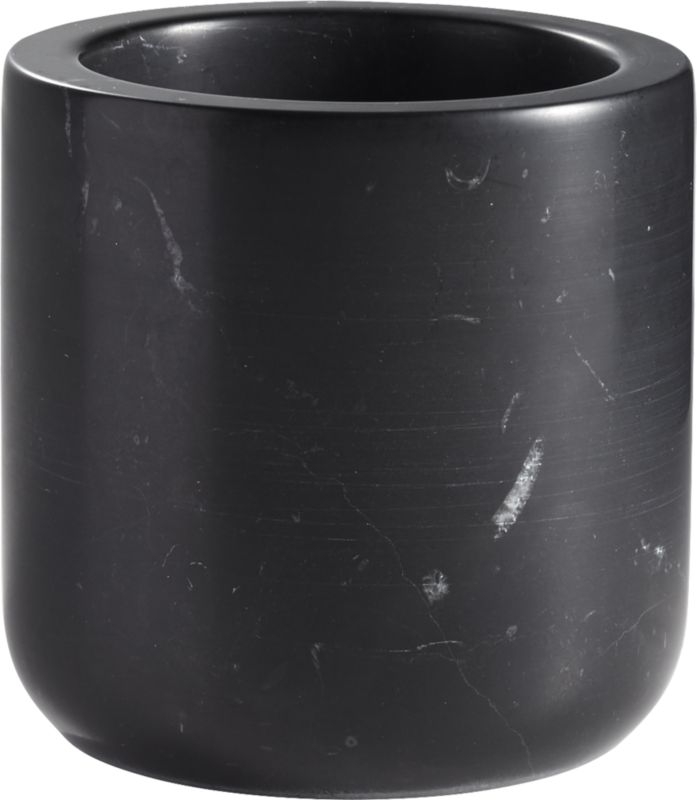 Nexus Black Marble Wastebasket - Image 4