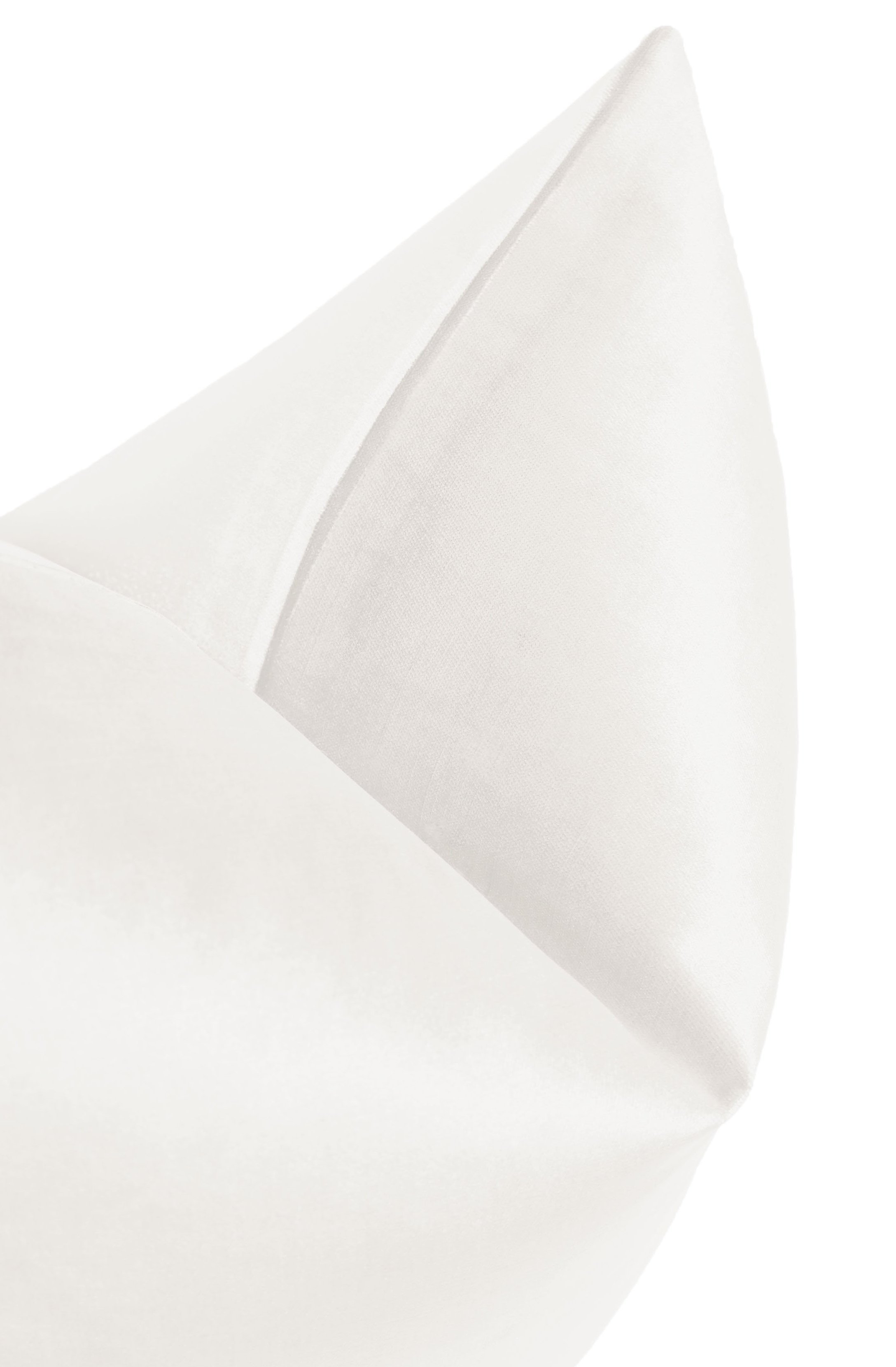 FAUX SILK VELVET // ALABASTER - 14" X 30" - Image 2