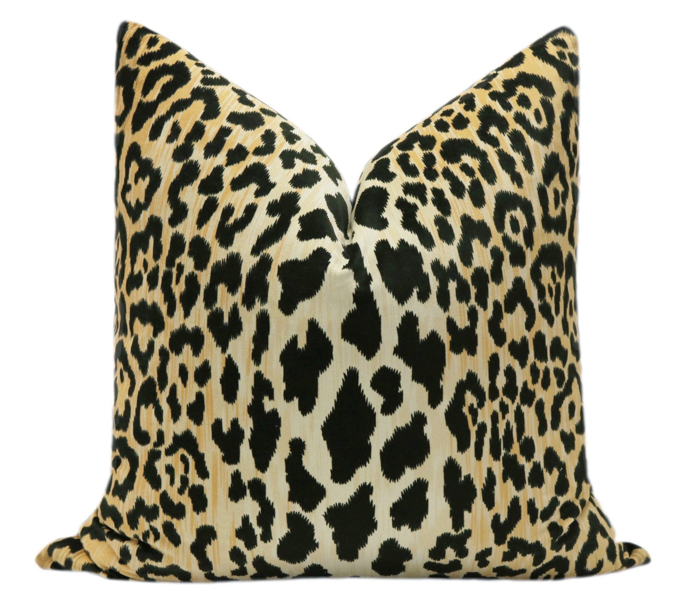 LEOPARD VELVET - 20" X 20" - Image 0