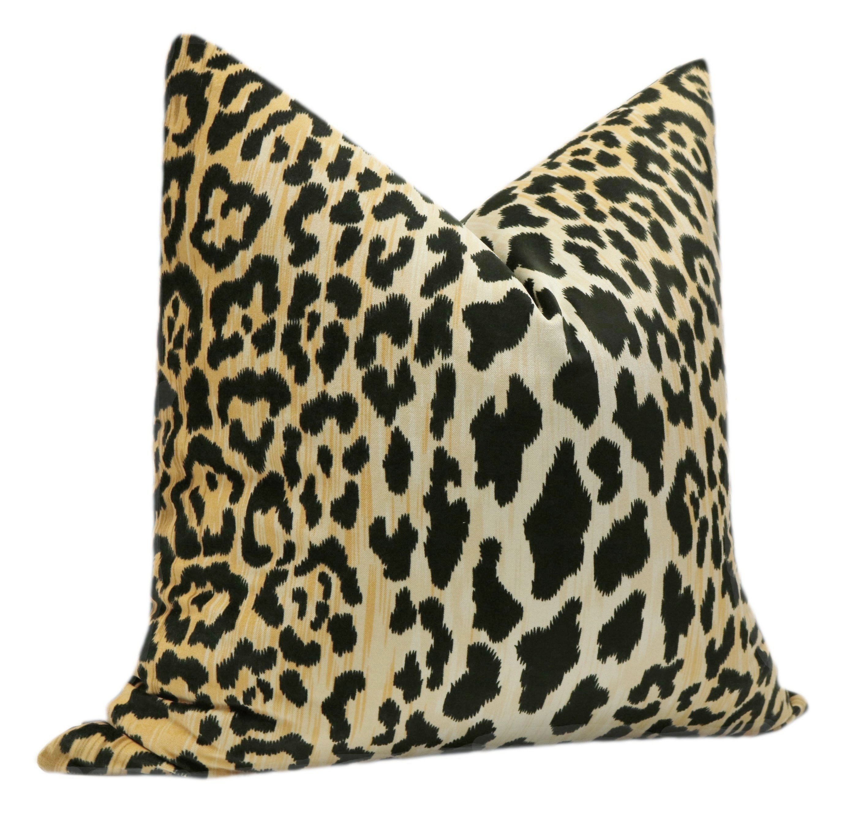 LEOPARD VELVET - 20" X 20" - Image 1