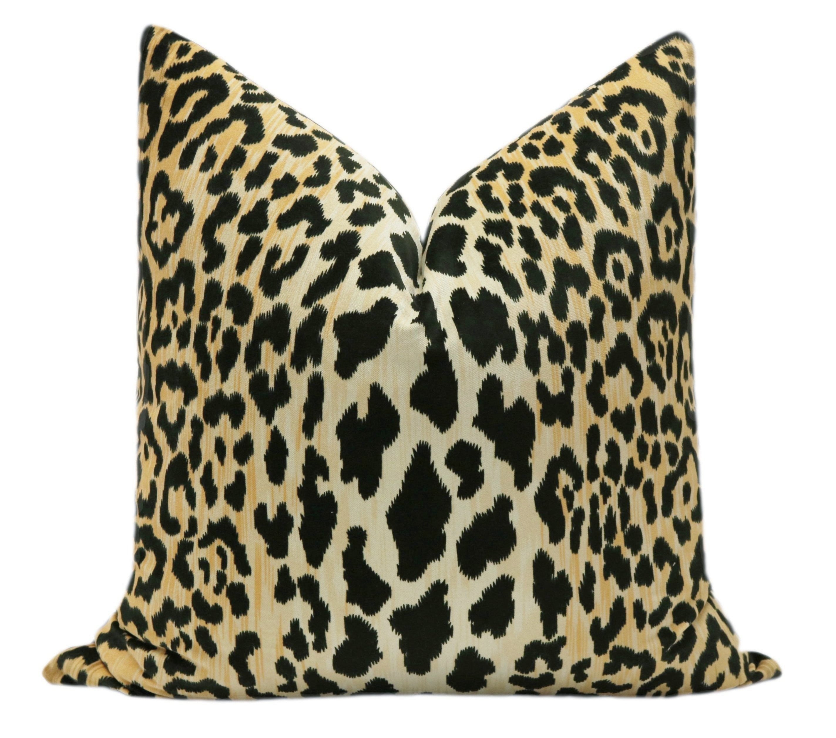 LEOPARD VELVET - XL LUMBAR 14" X 48" - Image 0
