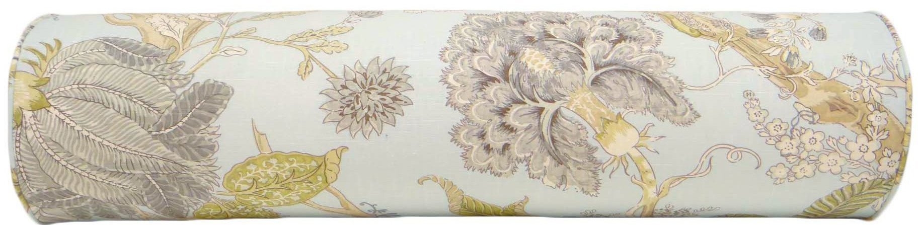 The Bolster :: Charleston Floral // Mist - QUEEN // 9" X 36" - Image 1