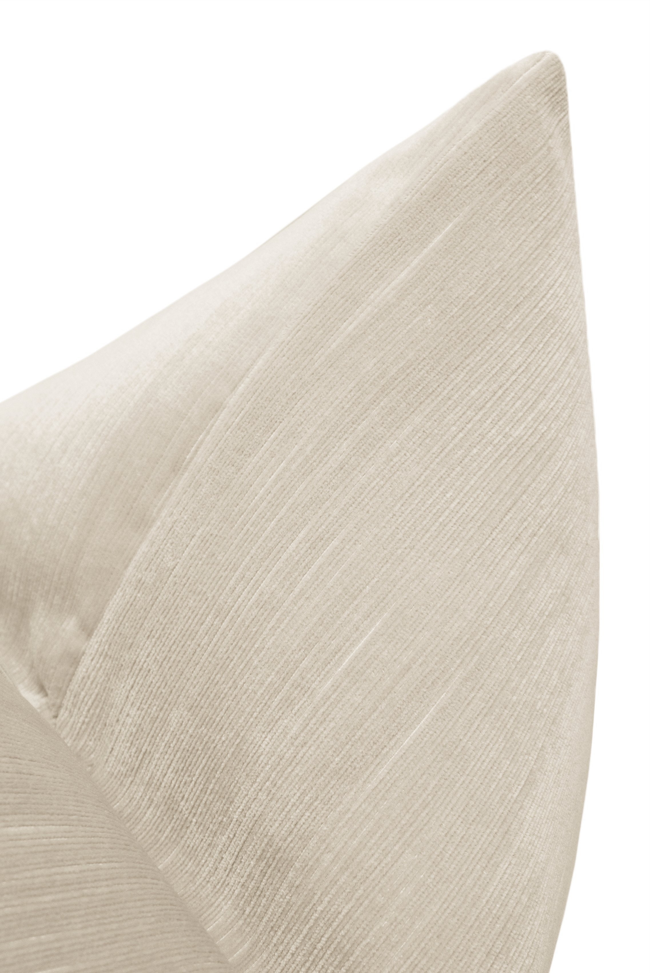 STRIE VELVET // CASHMERE - LITTLE LUMBAR 12" X 18" - Image 3