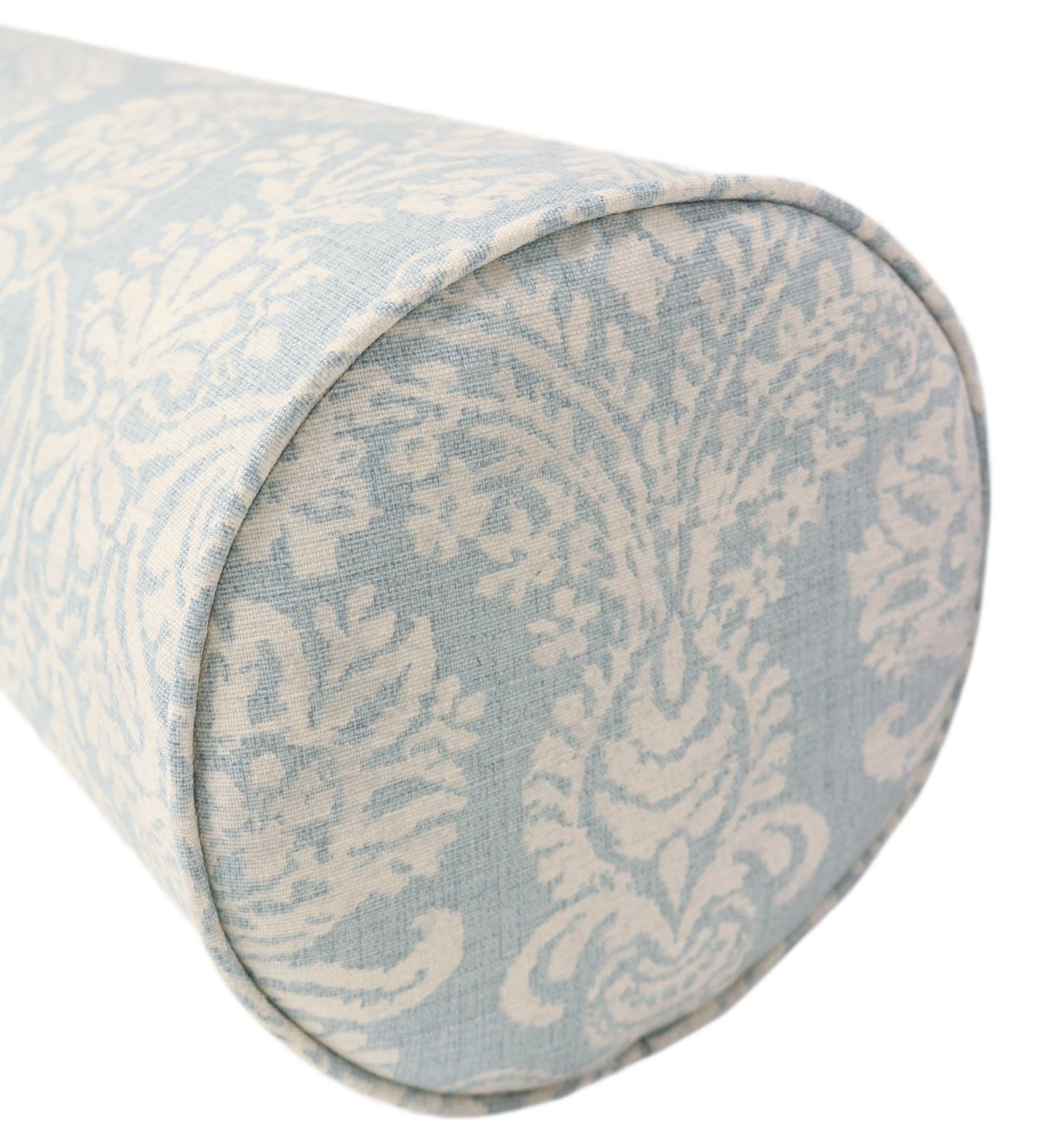 The Bolster :: French Damask Print // Sky Blue - KING // 9" X 48" - Image 3
