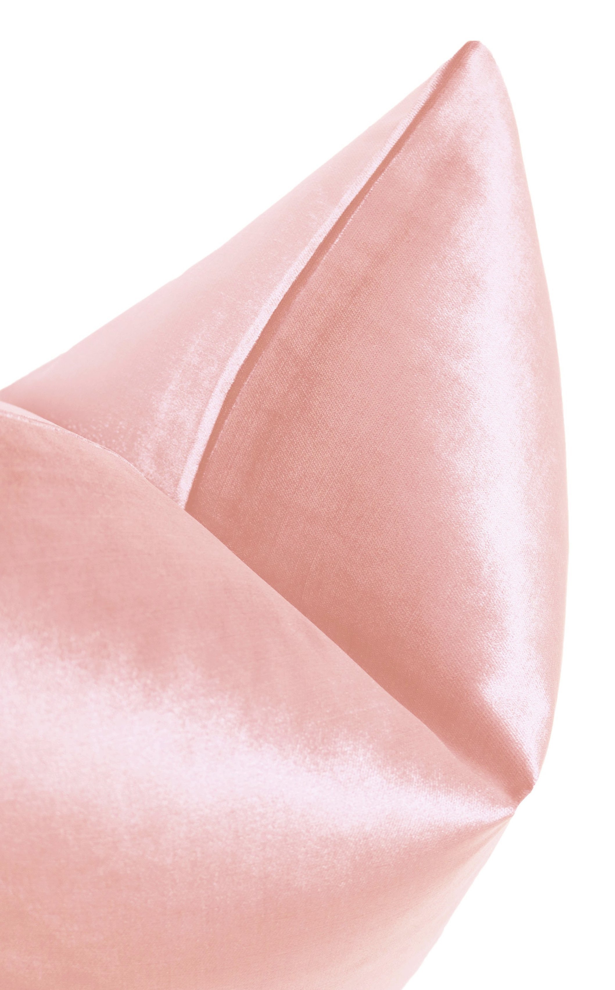 FAUX SILK VELVET // PINK PEONY - LITTLE LUMBAR 12" X 18" - Image 2