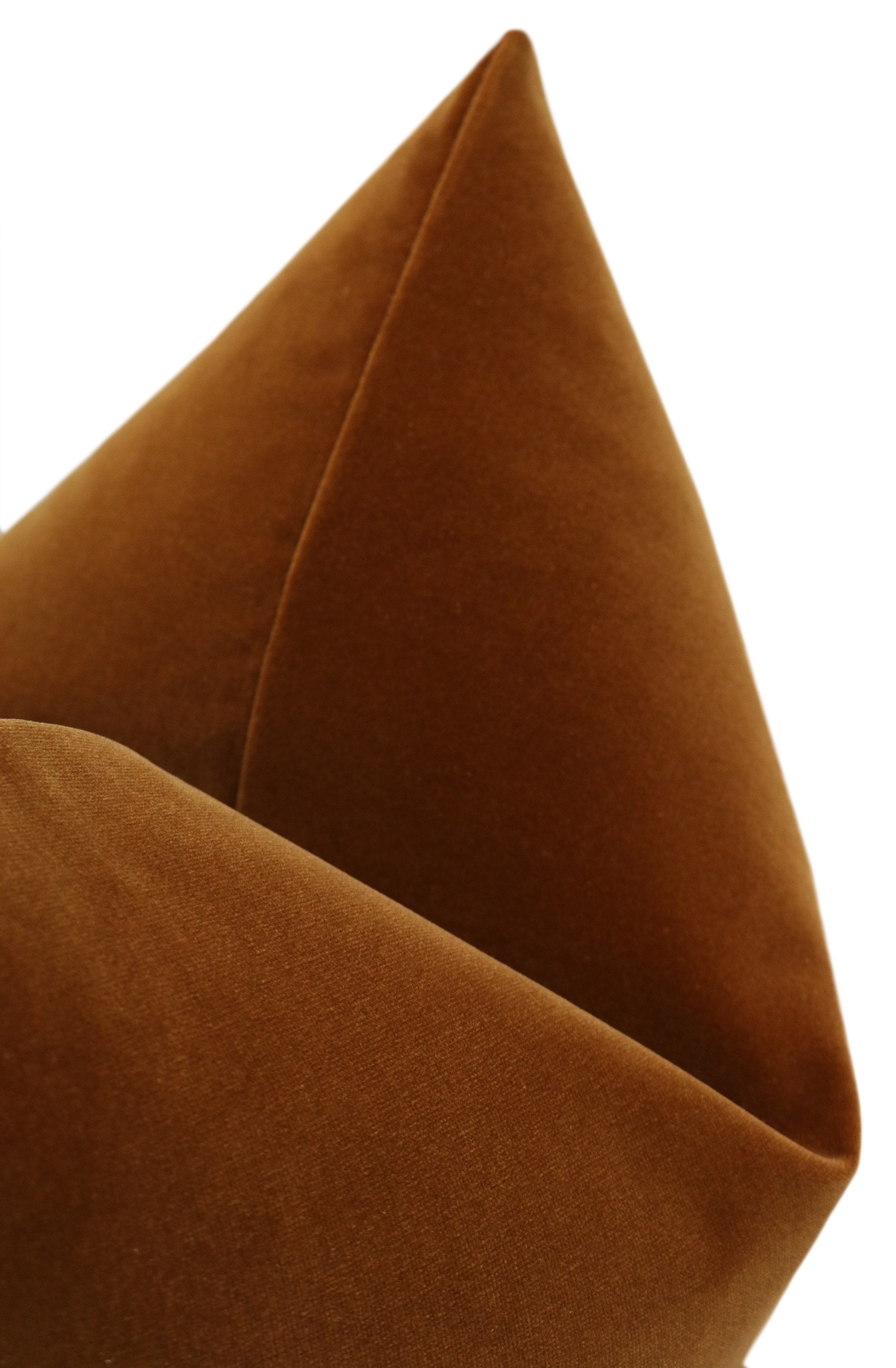 SIGNATURE VELVET // COGNAC - 24" X 24" / Knife Edge - Image 2