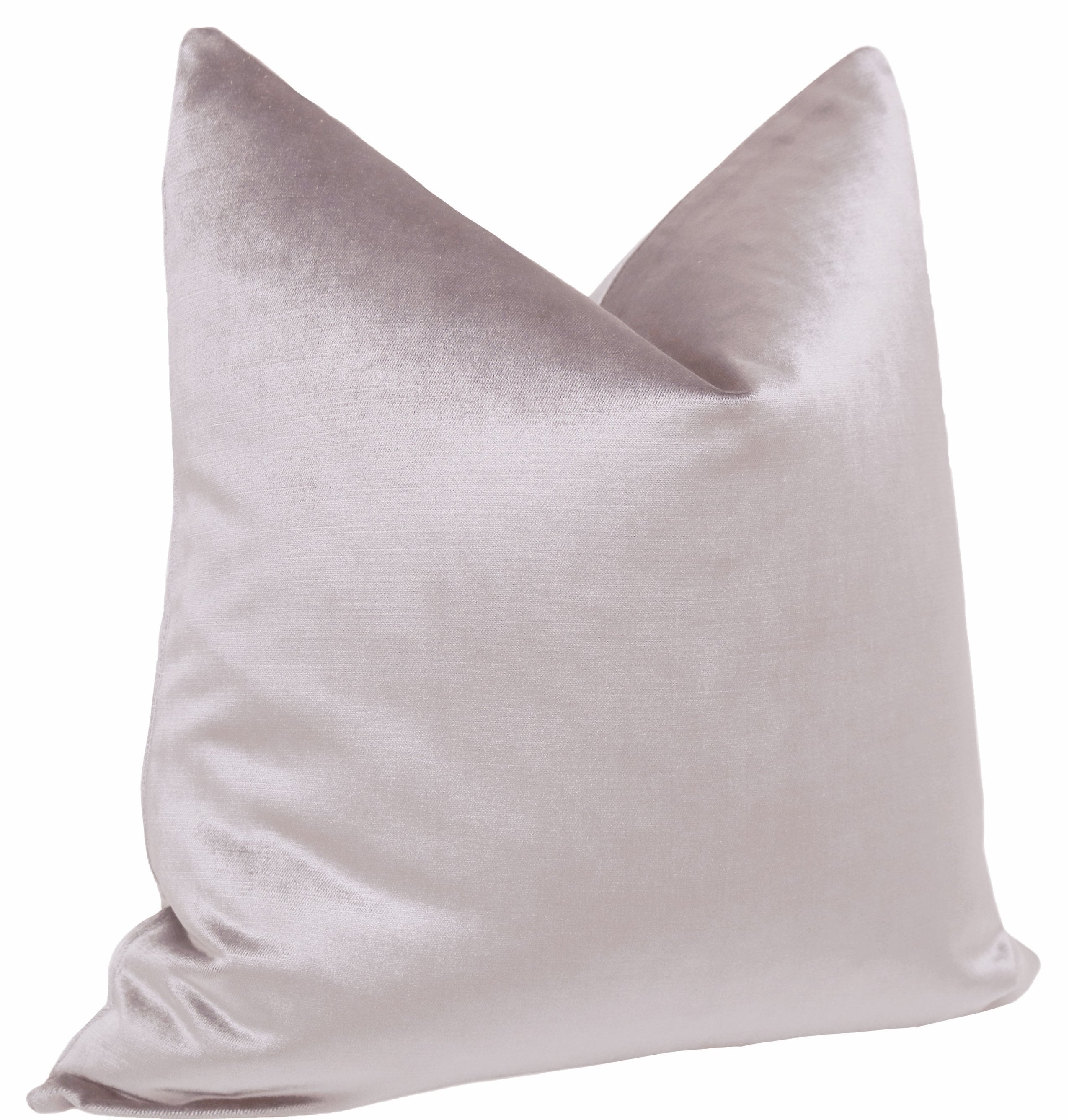 FAUX SILK VELVET // SMOKEY LAVENDER - XL LUMBAR 14" X 48" - Image 1