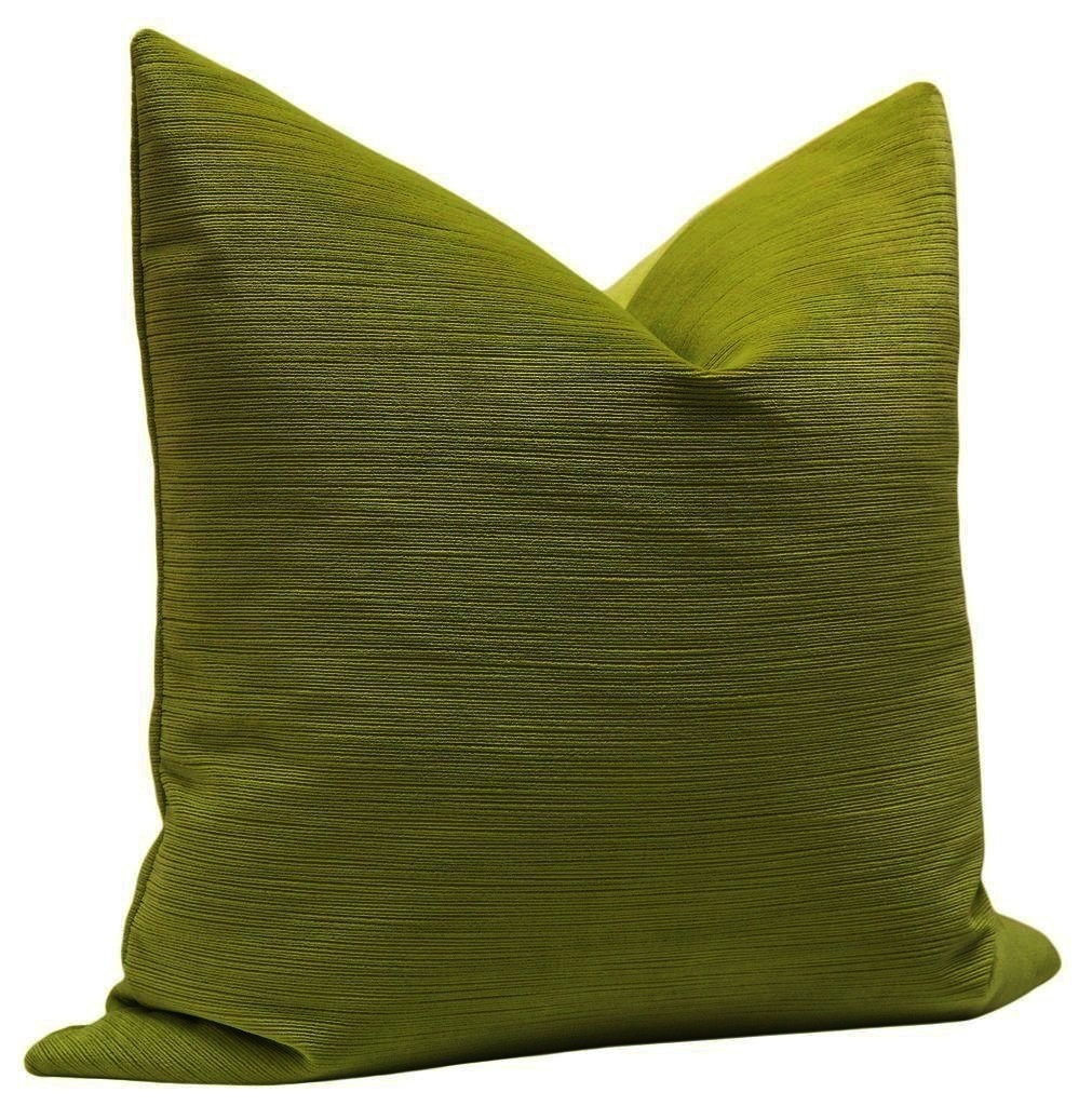STRIE VELVET // PERIDOT - 20" X 20" - Image 1