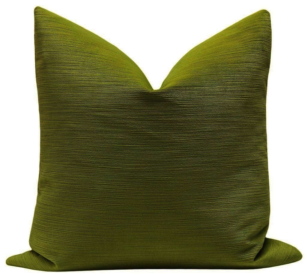 STRIE VELVET // PERIDOT - 22" X 22" - Image 0