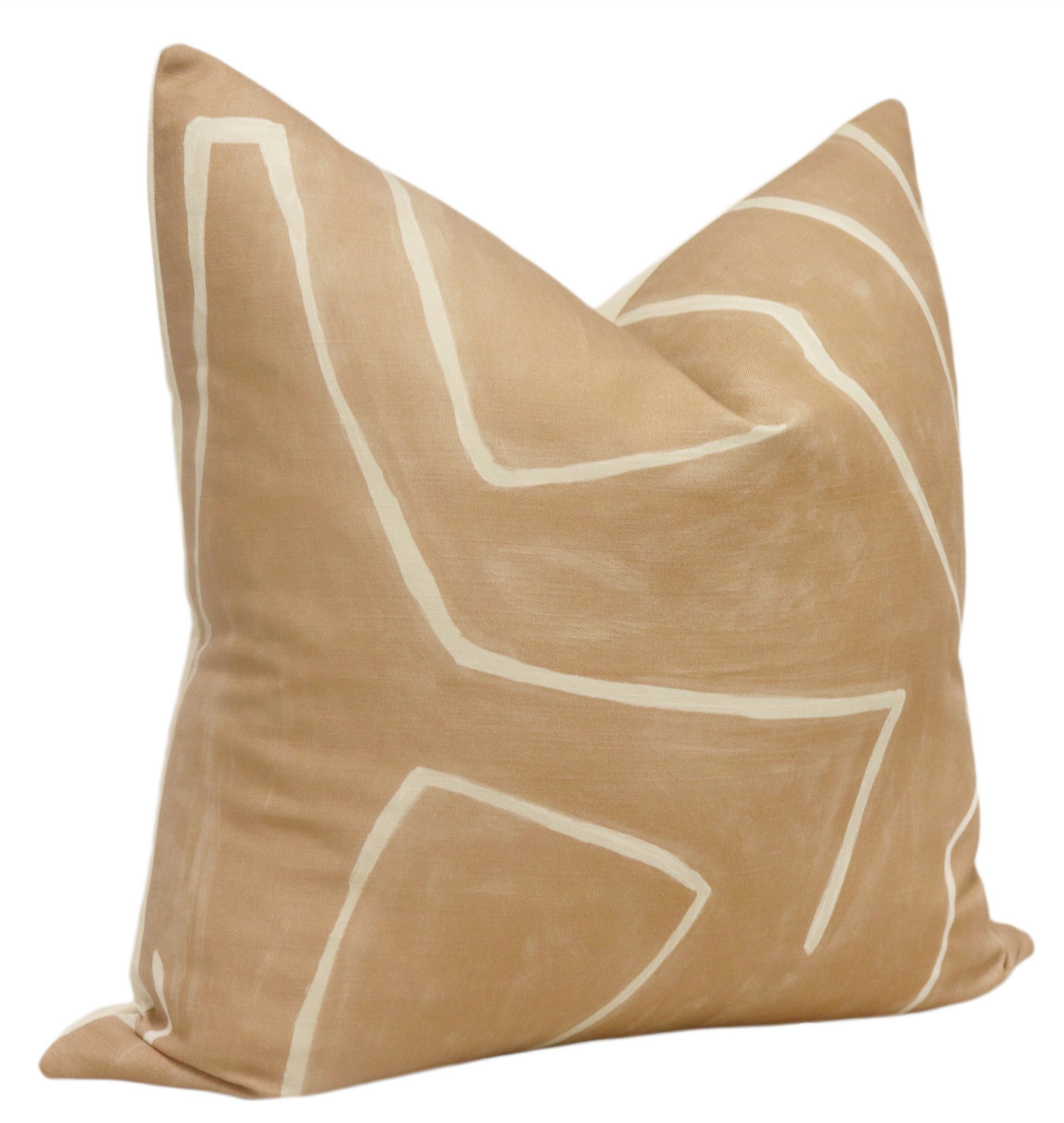 GRAFFITO // SALMON + CREAM - 14" X 24" - Image 1