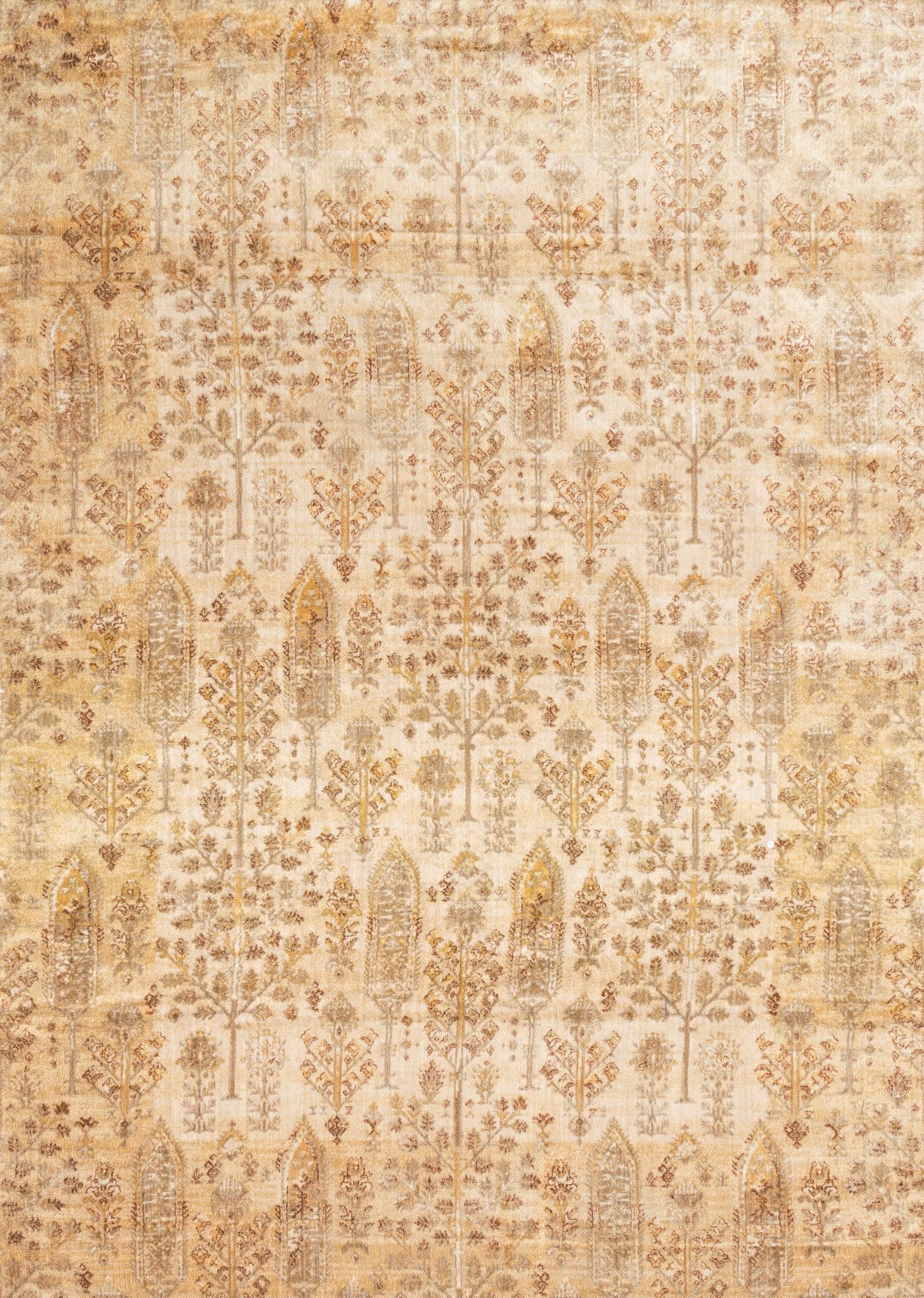 ANASTASIA - ANT. IVORY / GOLD - 1'-6" X 1'-6" Sample Swatch - Image 0