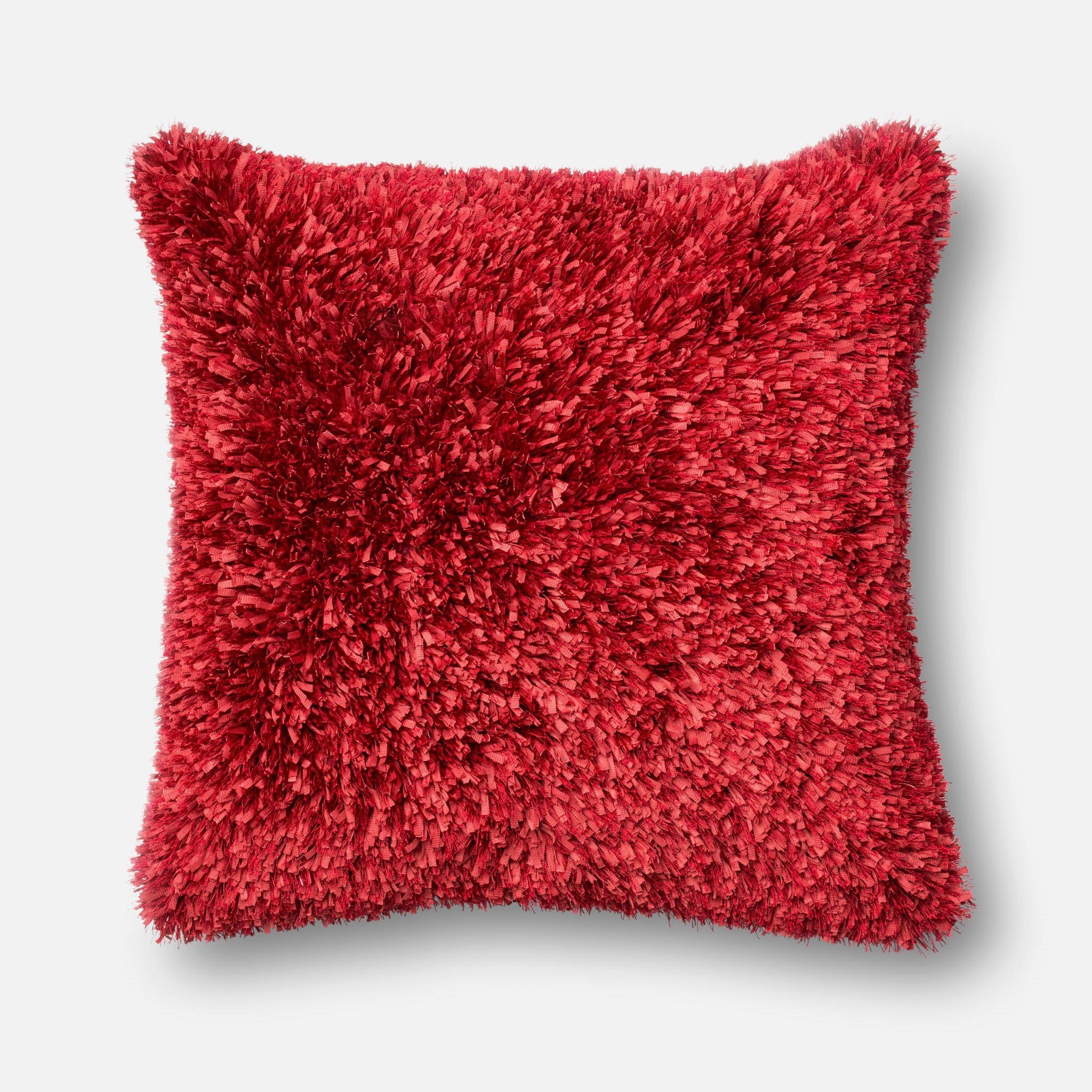 PILLOWS - RED - 22" X 22" Cover w/Down - Image 0