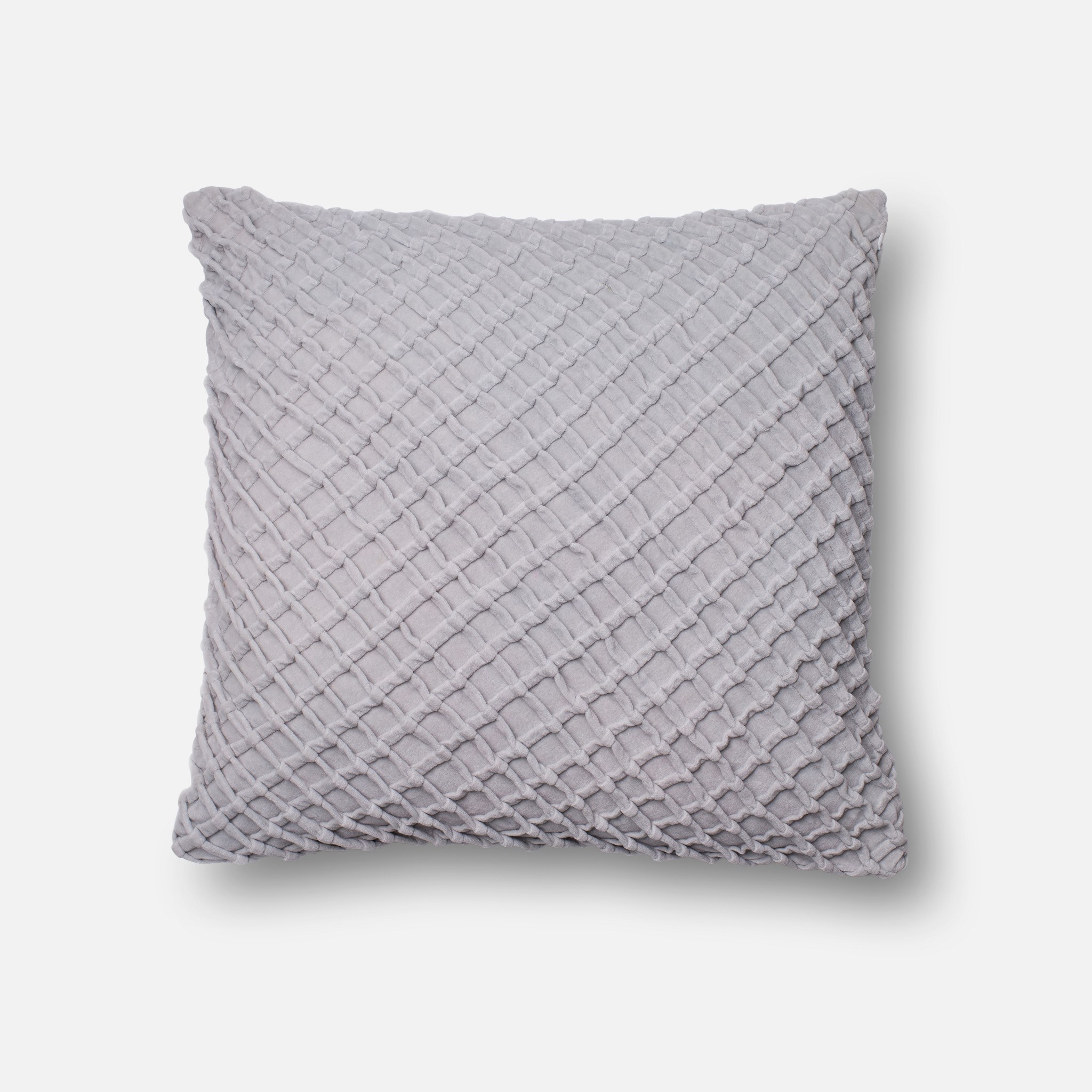 PILLOWS - GREY - 22" X 22" Cover w/Down - Image 0