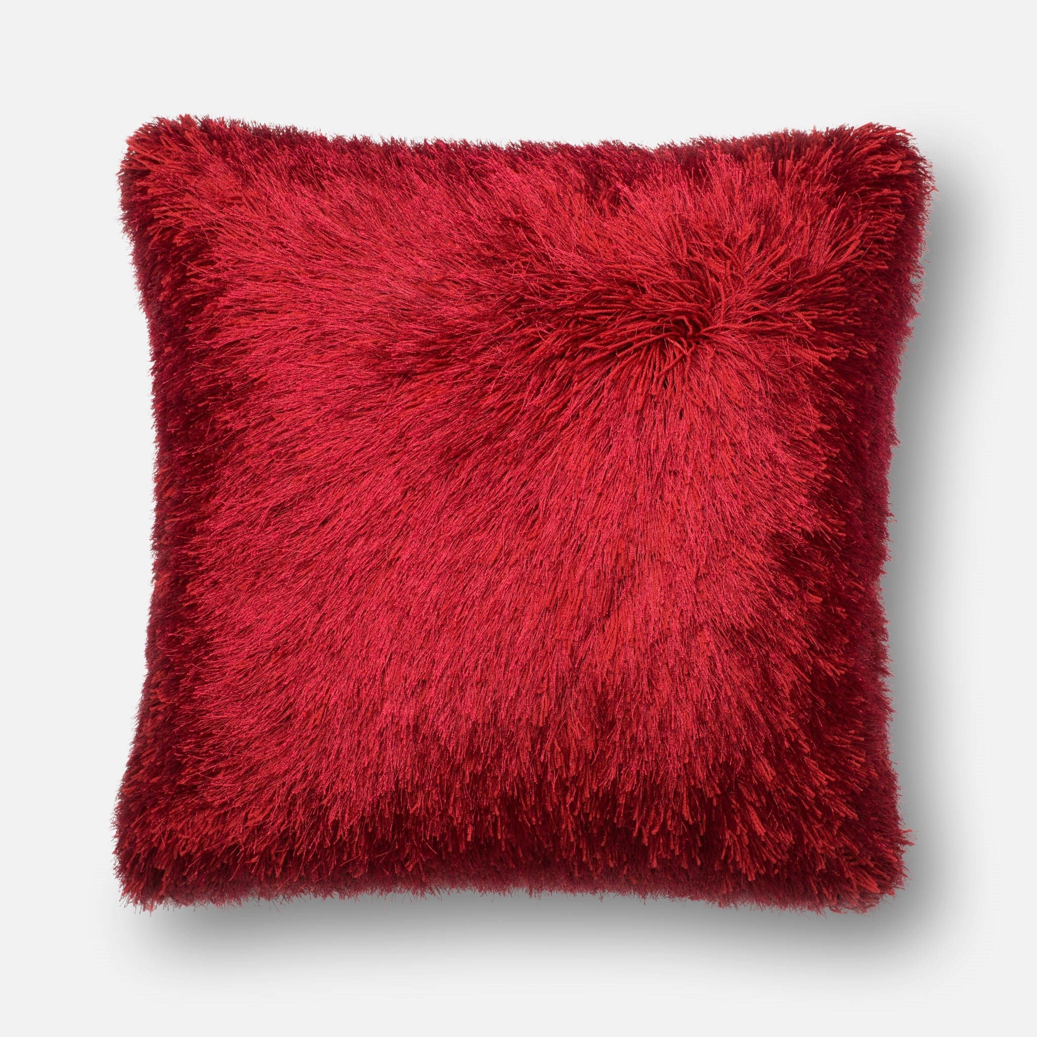 PILLOWS - RED - 22" X 22" Cover w/Down - Image 0