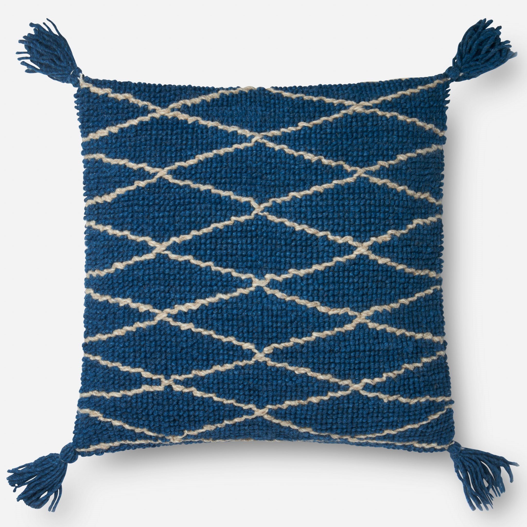 PILLOWS - BLUE - 22" X 22" Cover w/Down - Image 0