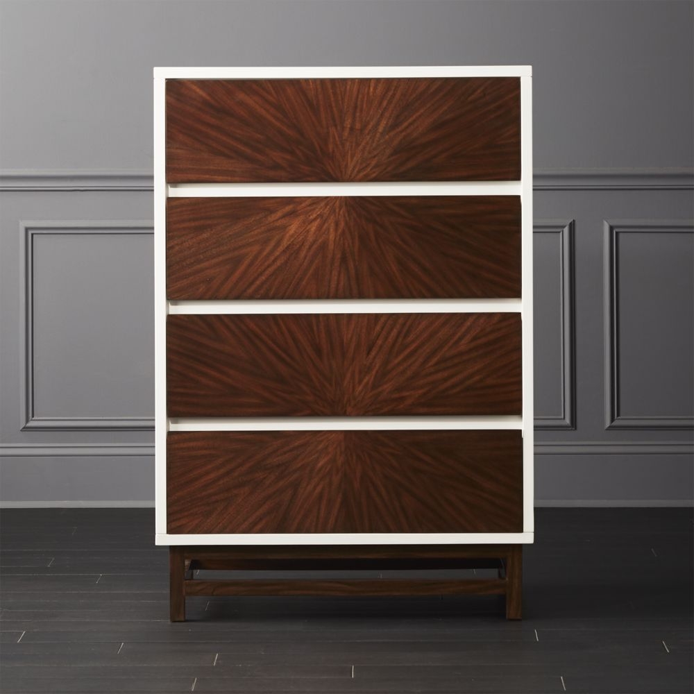 Ray Marquetry Tall Chest - Image 0