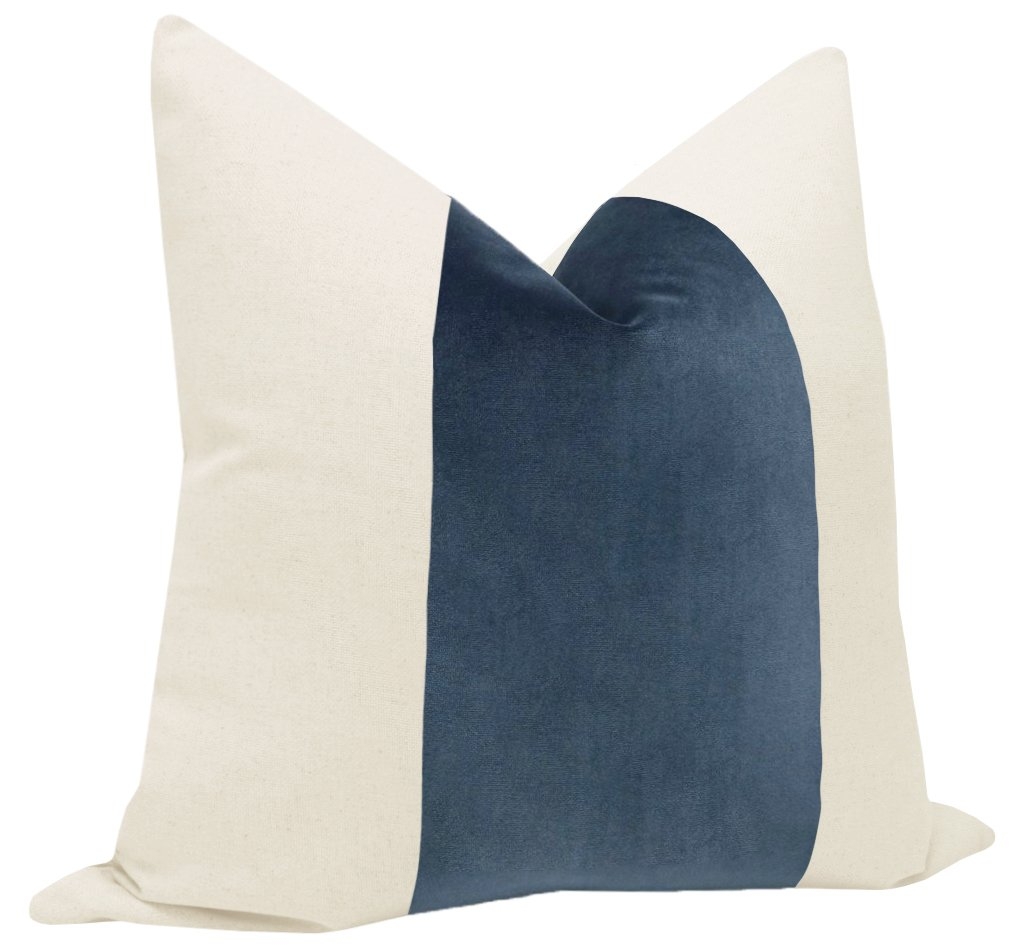 PANEL :: SIGNATURE VELVET // PRUSSIAN BLUE - 14" X 24" - Image 1