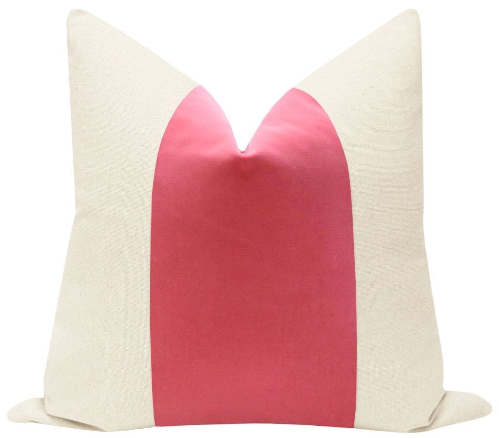 PANEL :: SIGNATURE VELVET // ROSÉ PINK - LITTLE LUMBAR 12" X 18" - Image 0