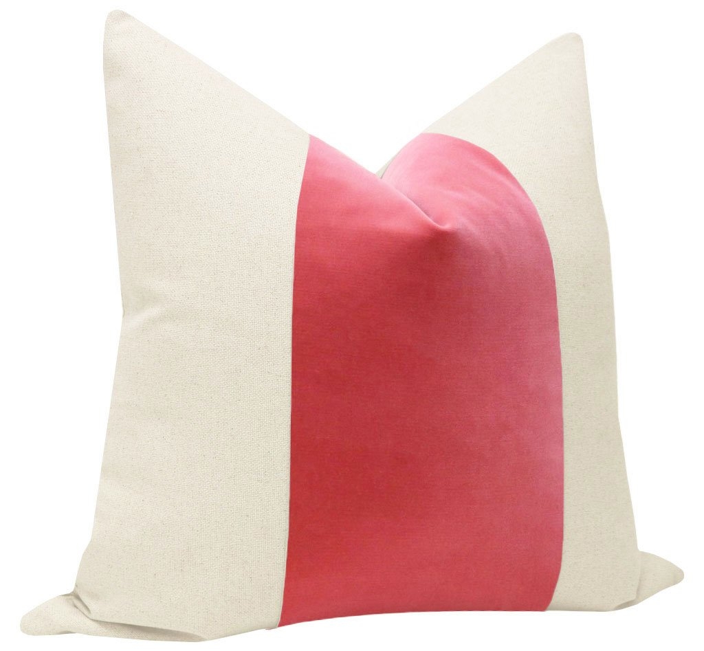 PANEL :: SIGNATURE VELVET // ROSÉ PINK - LITTLE LUMBAR 12" X 18" - Image 1