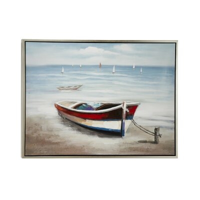 'Coastal' - Picture Frame Painting on Wood - Image 0