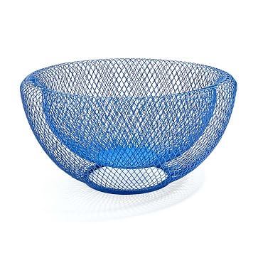 MoMA Wire Mesh Bowl, Blue - Image 2