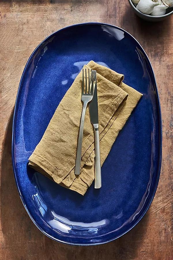 The Rowen Portuguese Stoneware Large Platter - Image 0