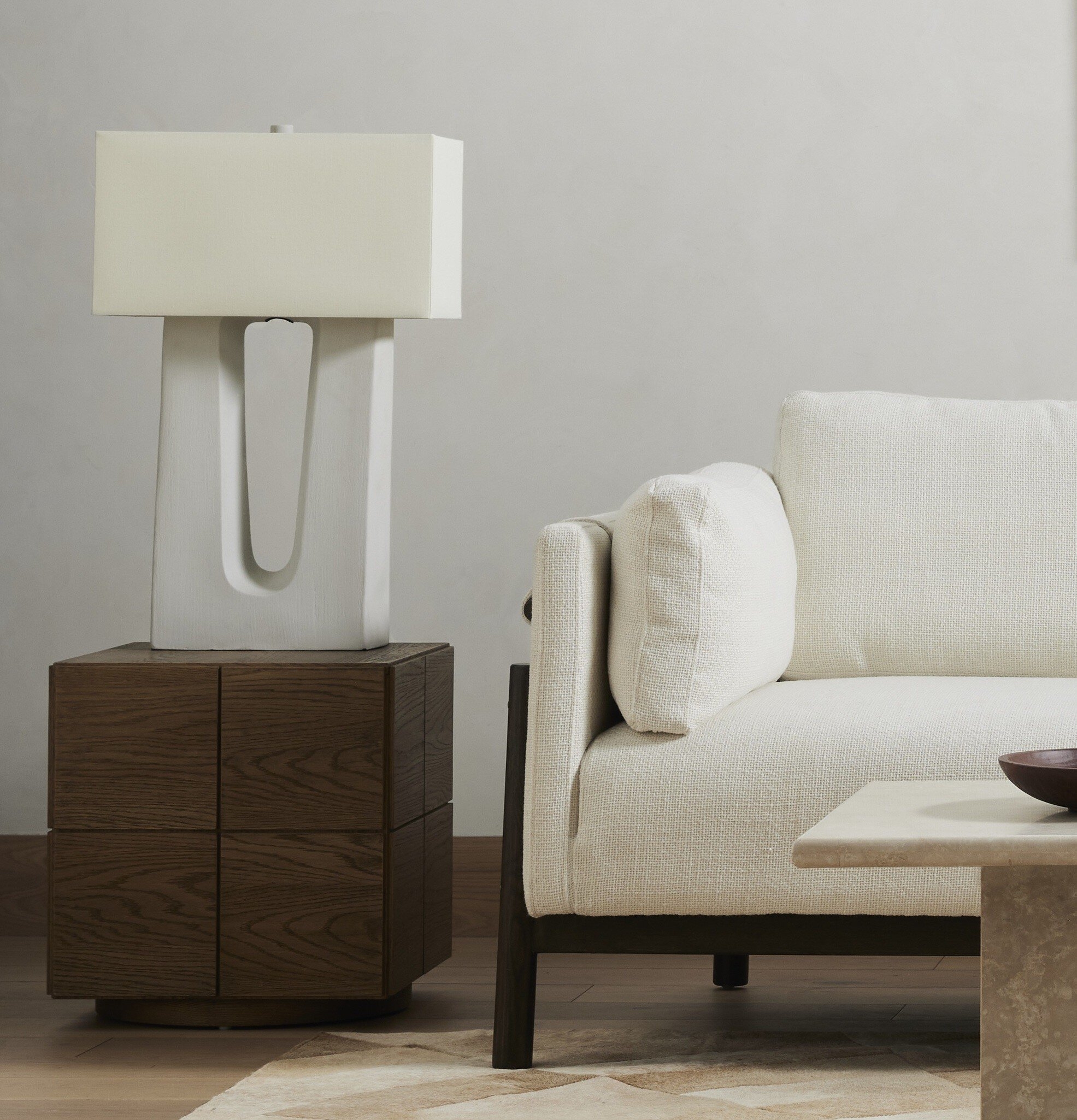 Cuit Table Lamp - Matte White Porcelain Ceramic - Image 11