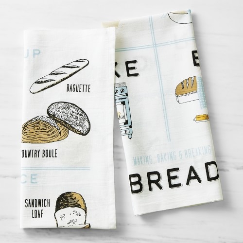 Flour Sack Towels, 20" X 30", Set of 2, Bread - Image 0