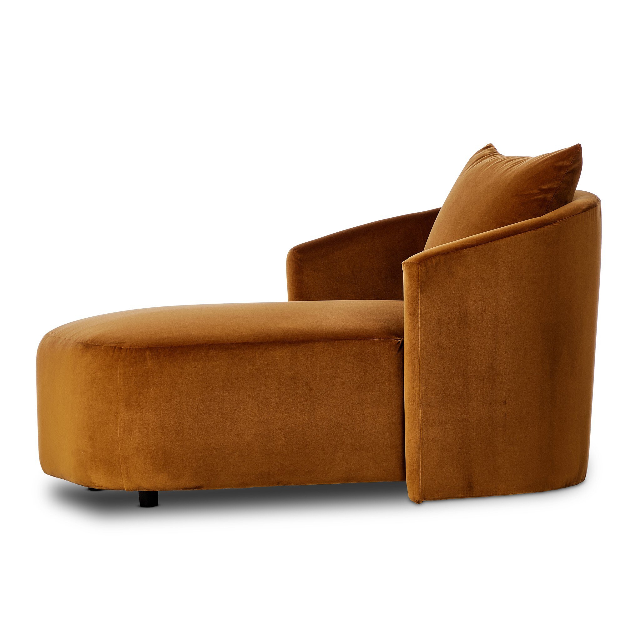 Farrah Chaise Lounge - Ingram Ochre - Image 9