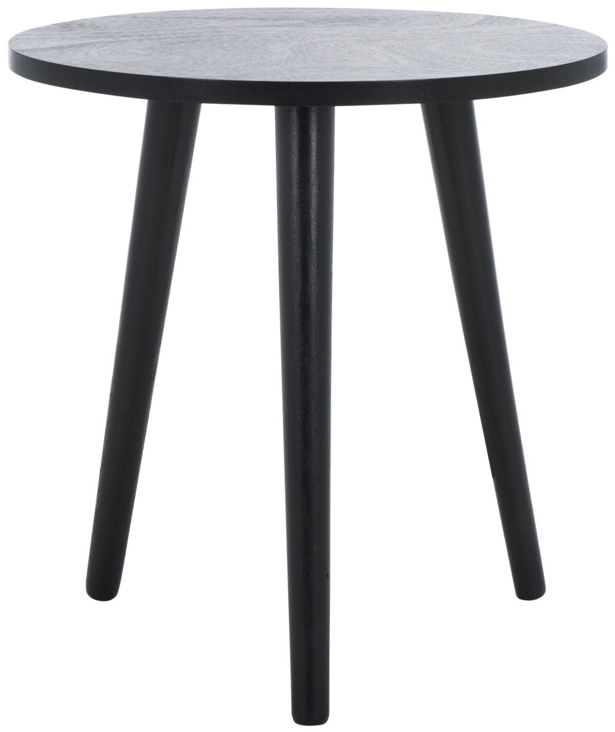 Orion Round Accent Table - Black - Safavieh - Image 0