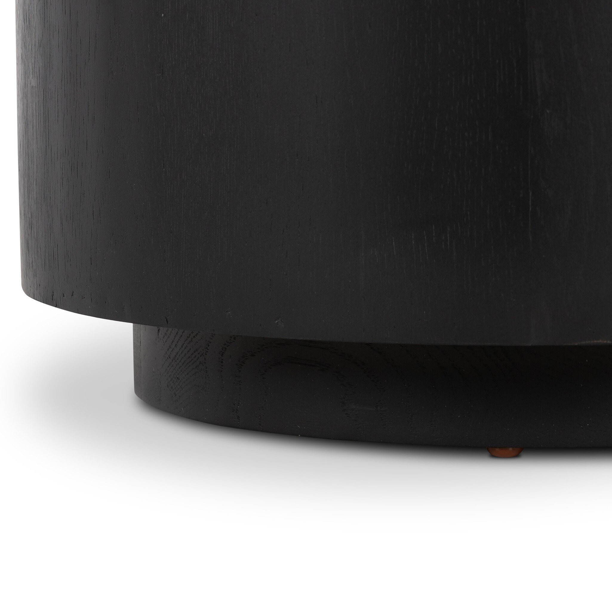 Humphrey Round End Table - Coal on Oak - Image 5