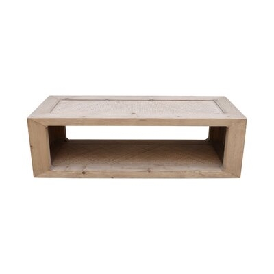 Solid Wood Solid Coffee Table with Storage - Image 0