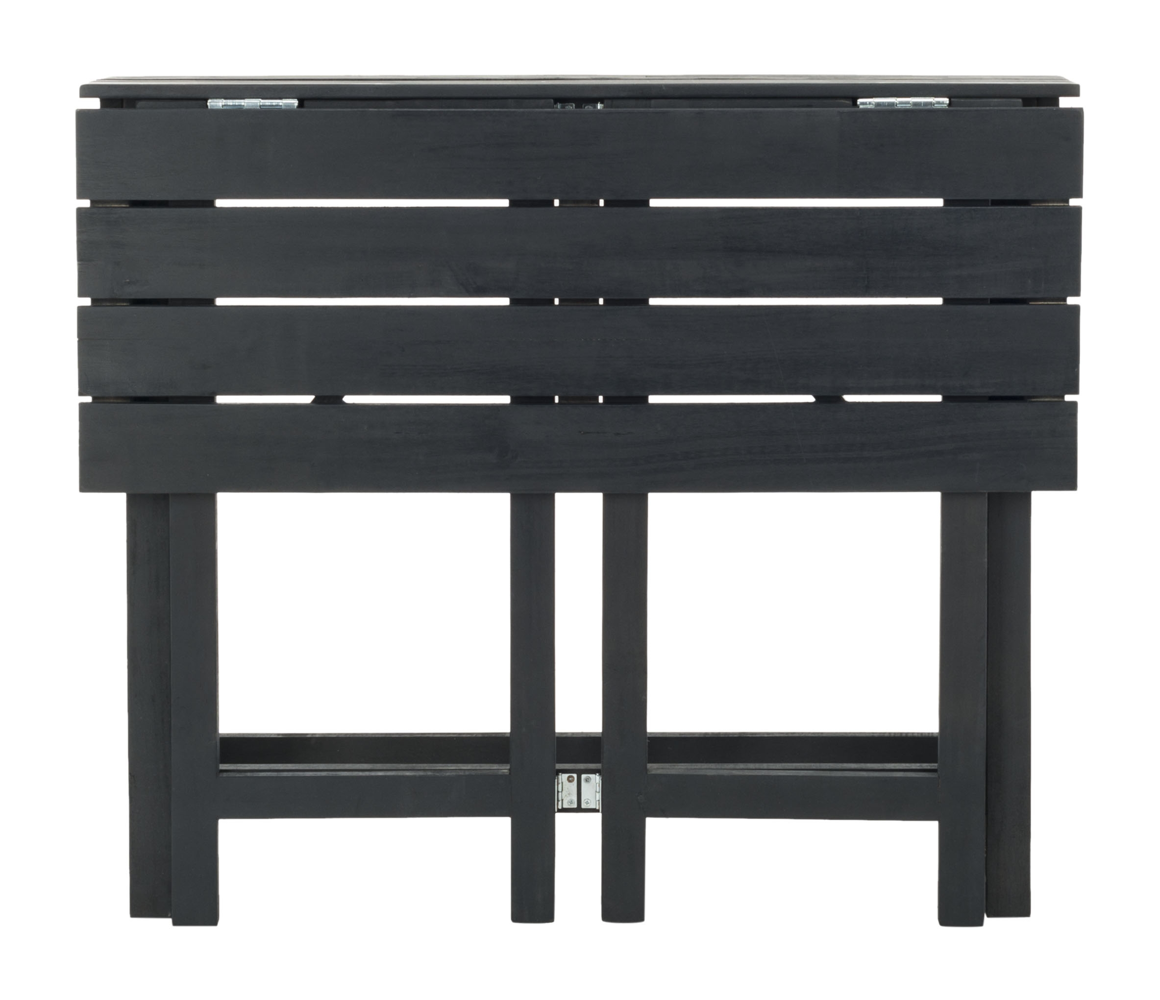 Wilton Balcony Corner Lounge Set - Dark Slate Grey/Navy - Safavieh - Image 5