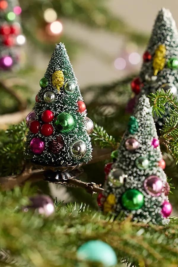 Bauble Brush Tree Clip Ornaments, Set of 5 - Image 0