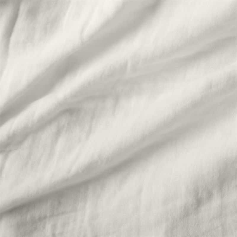 Supersoft Gauze Organic Cotton Pampas Ivory Twin XL Sheet Set - Image 2
