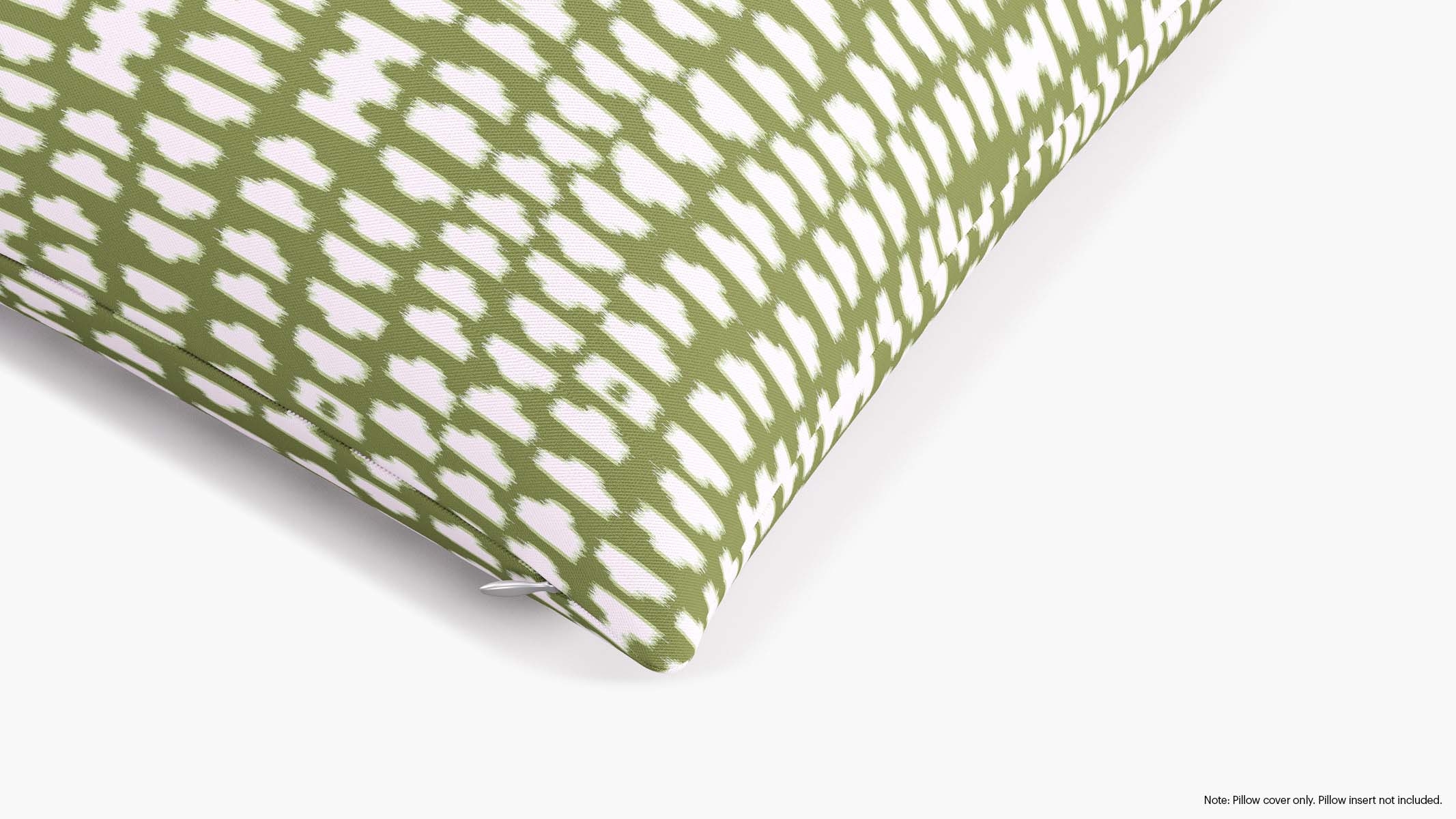 Throw Pillow Cover 22", Olive Odalisque, 22" x 22" - Image 1