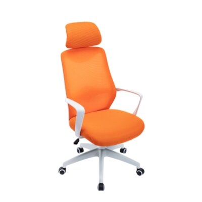 Home Office Chair—Ergonomic Mesh Chair Computer Chair Home Executive Desk Chair Comfortable Reclining Swivel Chair And High Back(Orange) - Image 0