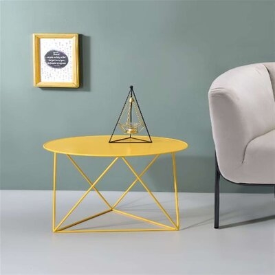 Modern Style Yellow Table - Image 0