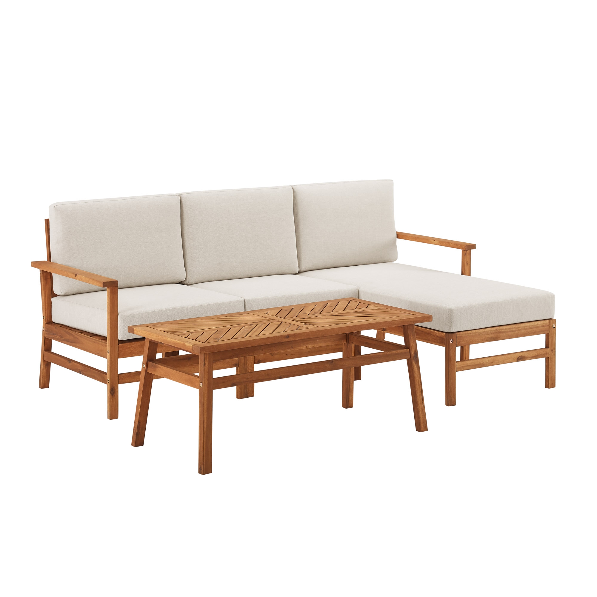 Vincent 4 Piece Sectional - Brown - Image 5