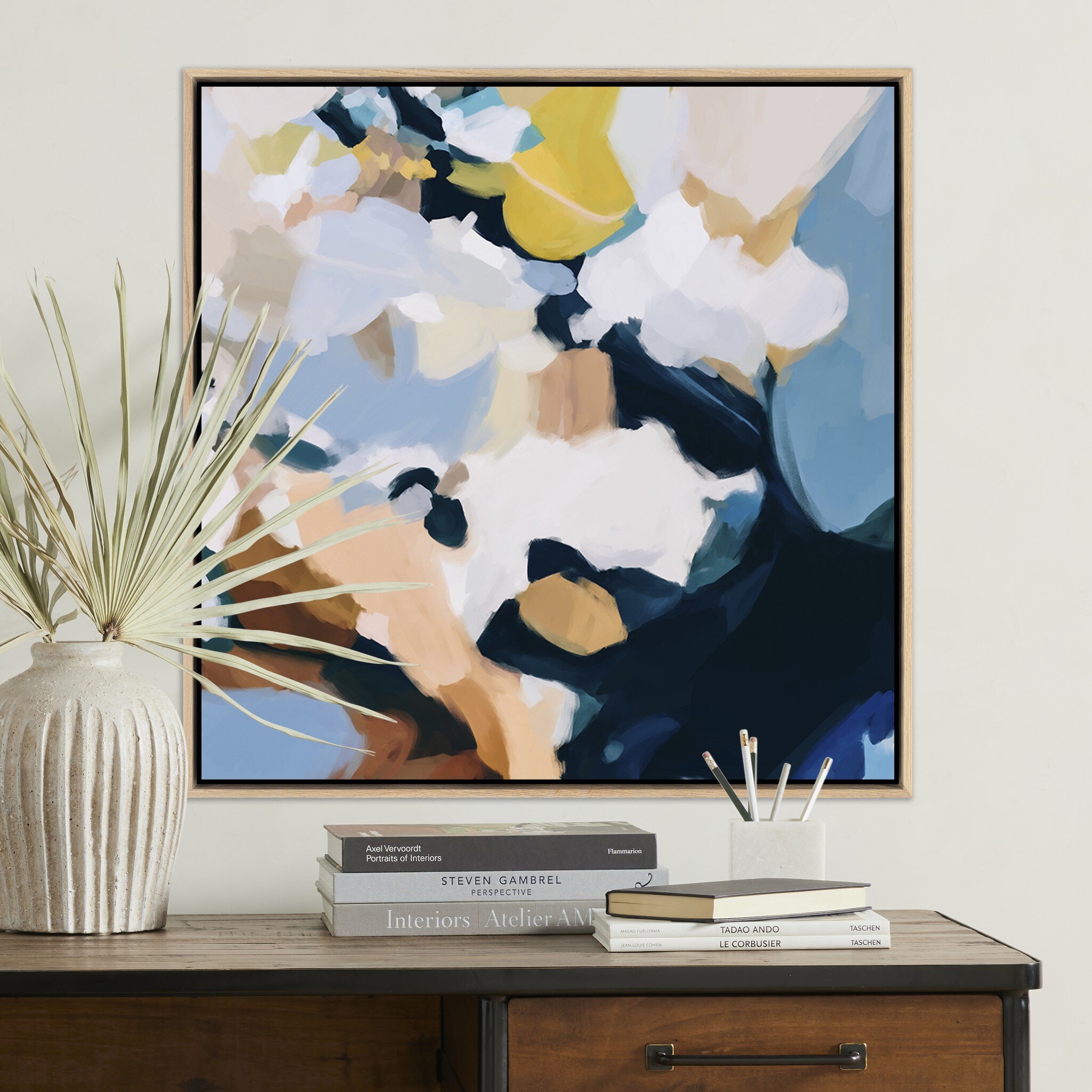 Delta by Patricia Vargas - Vertical Grain White Oak Floater - Image 1