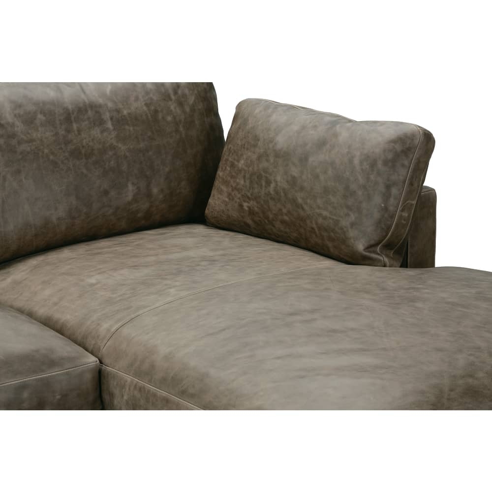 Sylvie 2-Piece Leather Sectional - Image 4