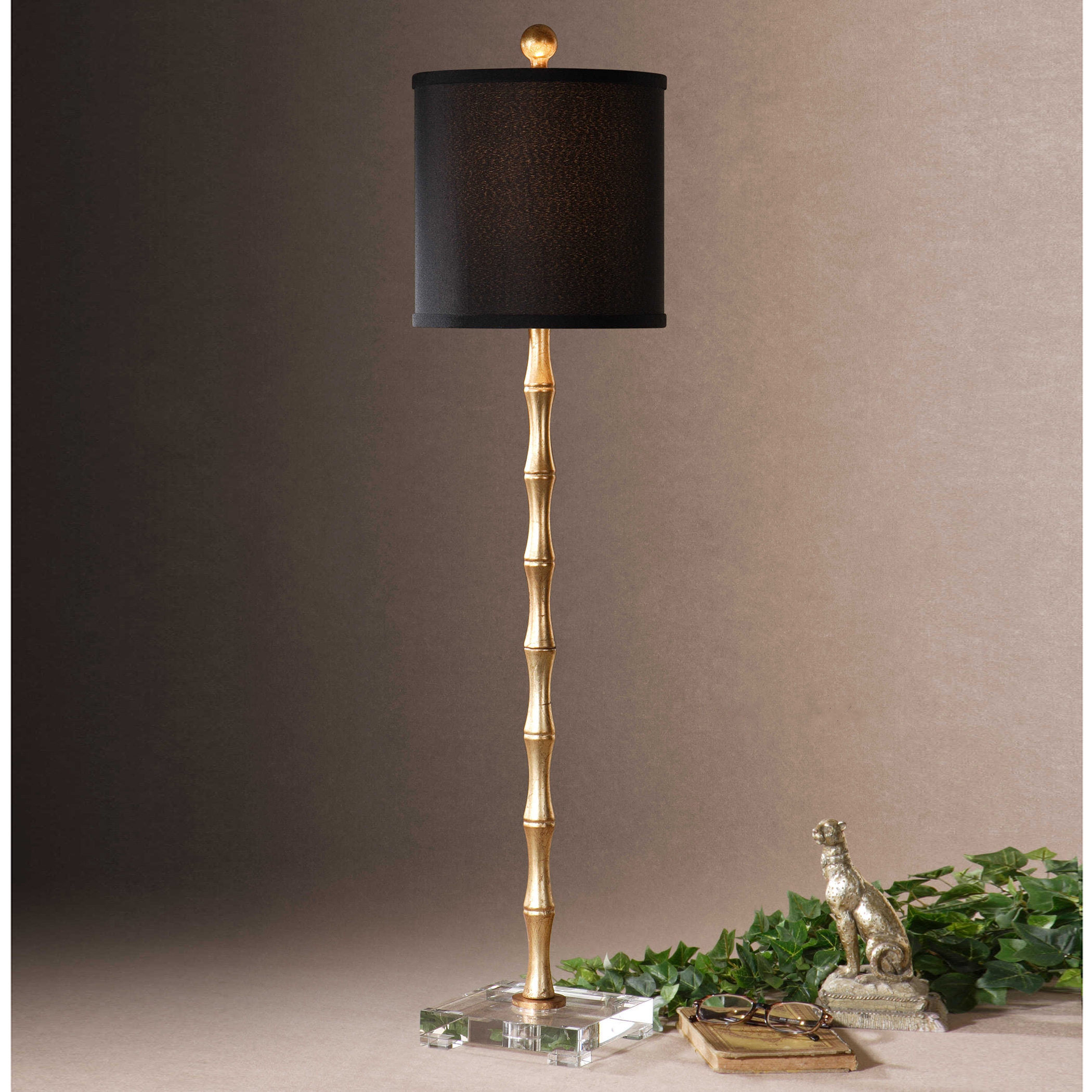 Quindici Metal Bamboo Buffet Lamp - Image 1