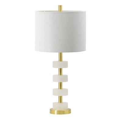 Cortez 26" White/Brass Table Lamp - Image 0