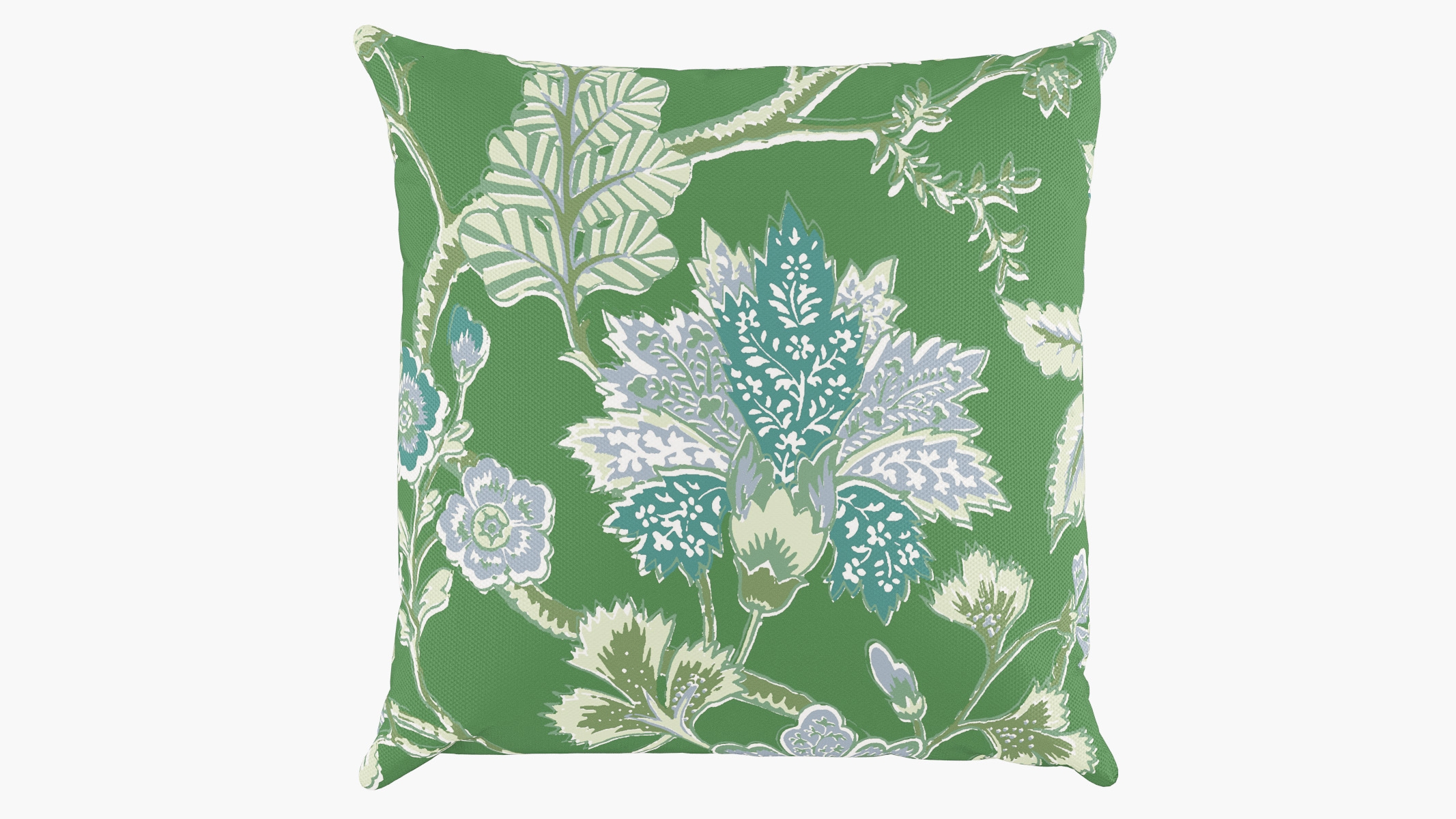 Throw Pillow Cover 16", Green La Vendee, 16" x 16" - Image 0