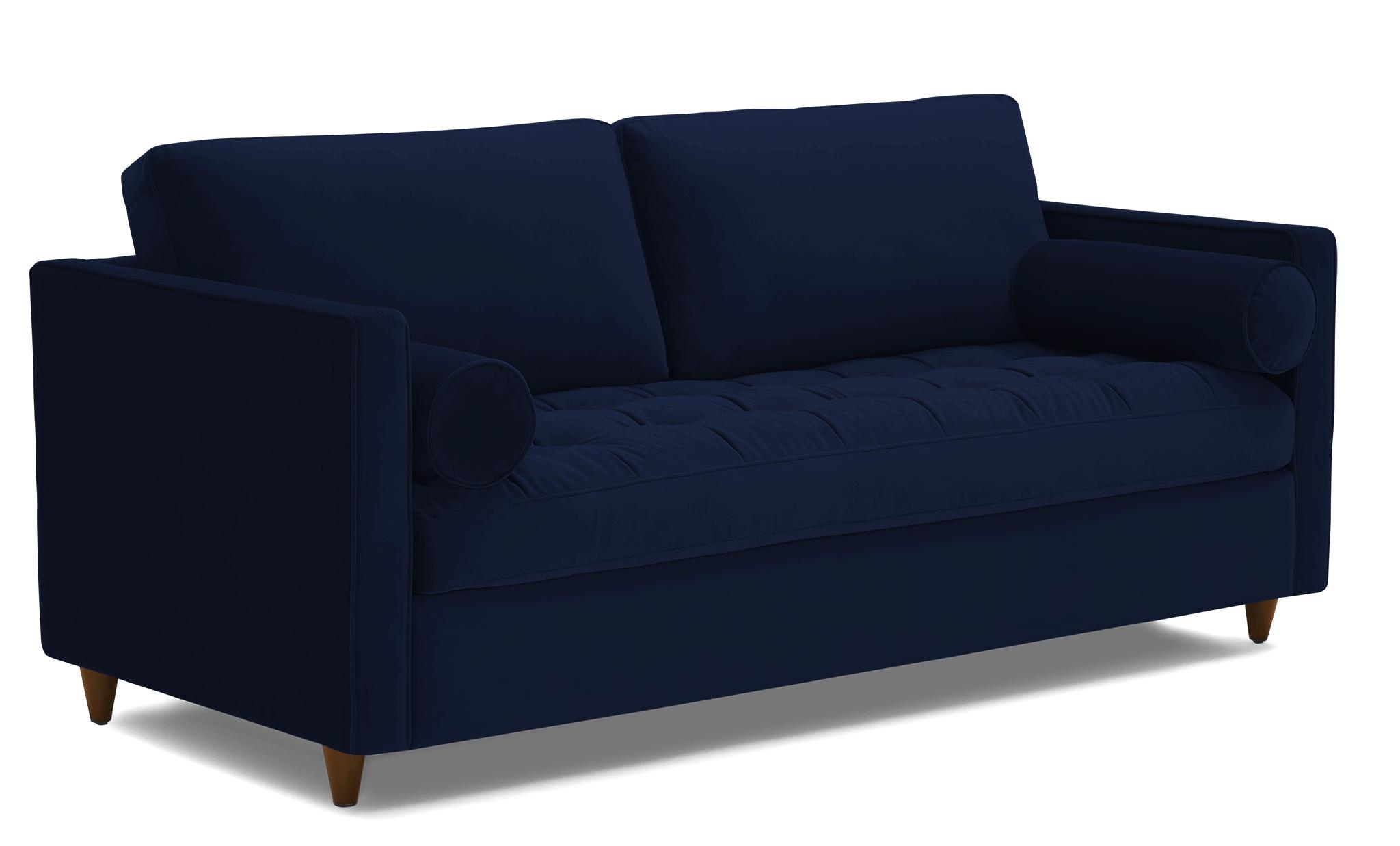 Blue Briar Mid Century Modern Sleeper Sofa - Royale Cobalt - Mocha - Image 1
